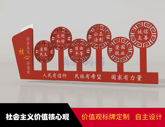 景区价值标牌